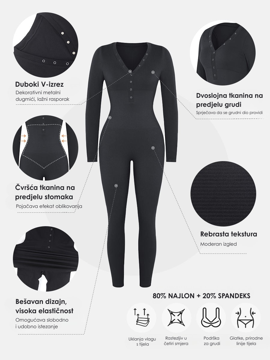 Rosalia™ V-Izrez Kombinezon