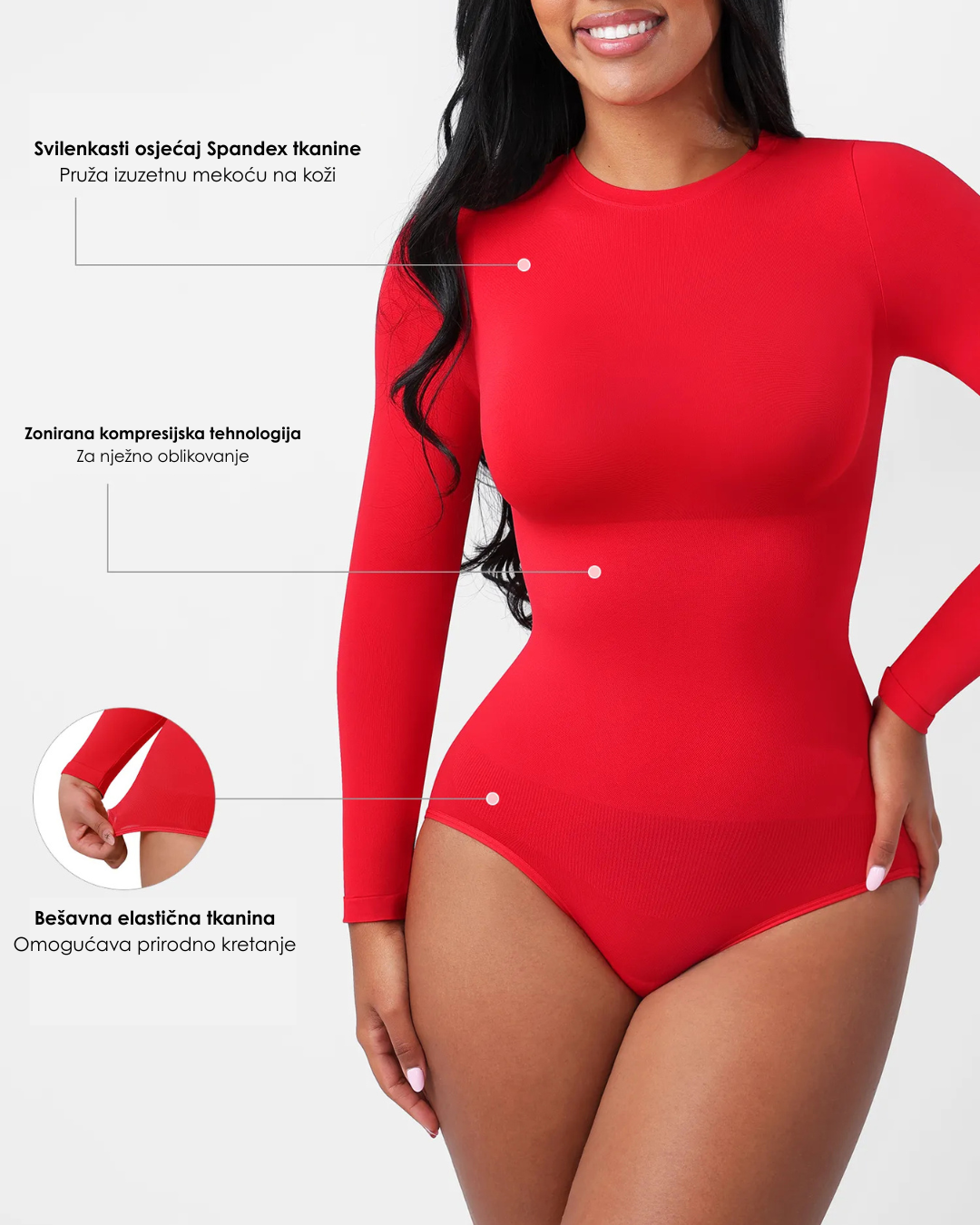 NATTA Form Selene Bodi za Oblikovanje Struka - Ultra Mekan