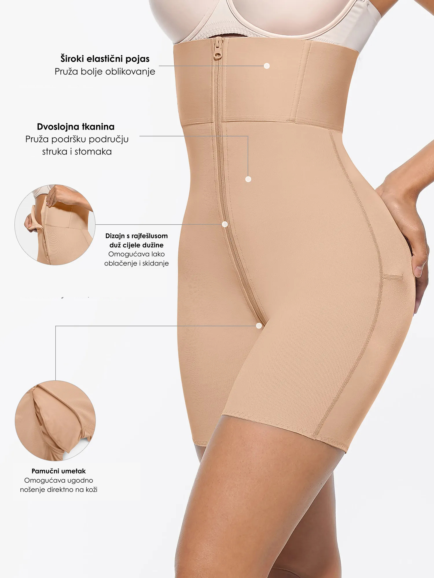 EvaShape™ – Steznik za Oblikovanje Trbuha i  Podizanje Stražnjice