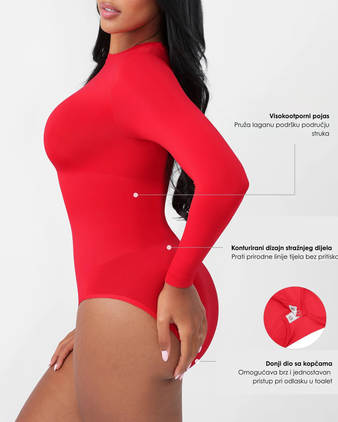 NATTA Form Selene Bodi za Oblikovanje Struka - Ultra Mekan