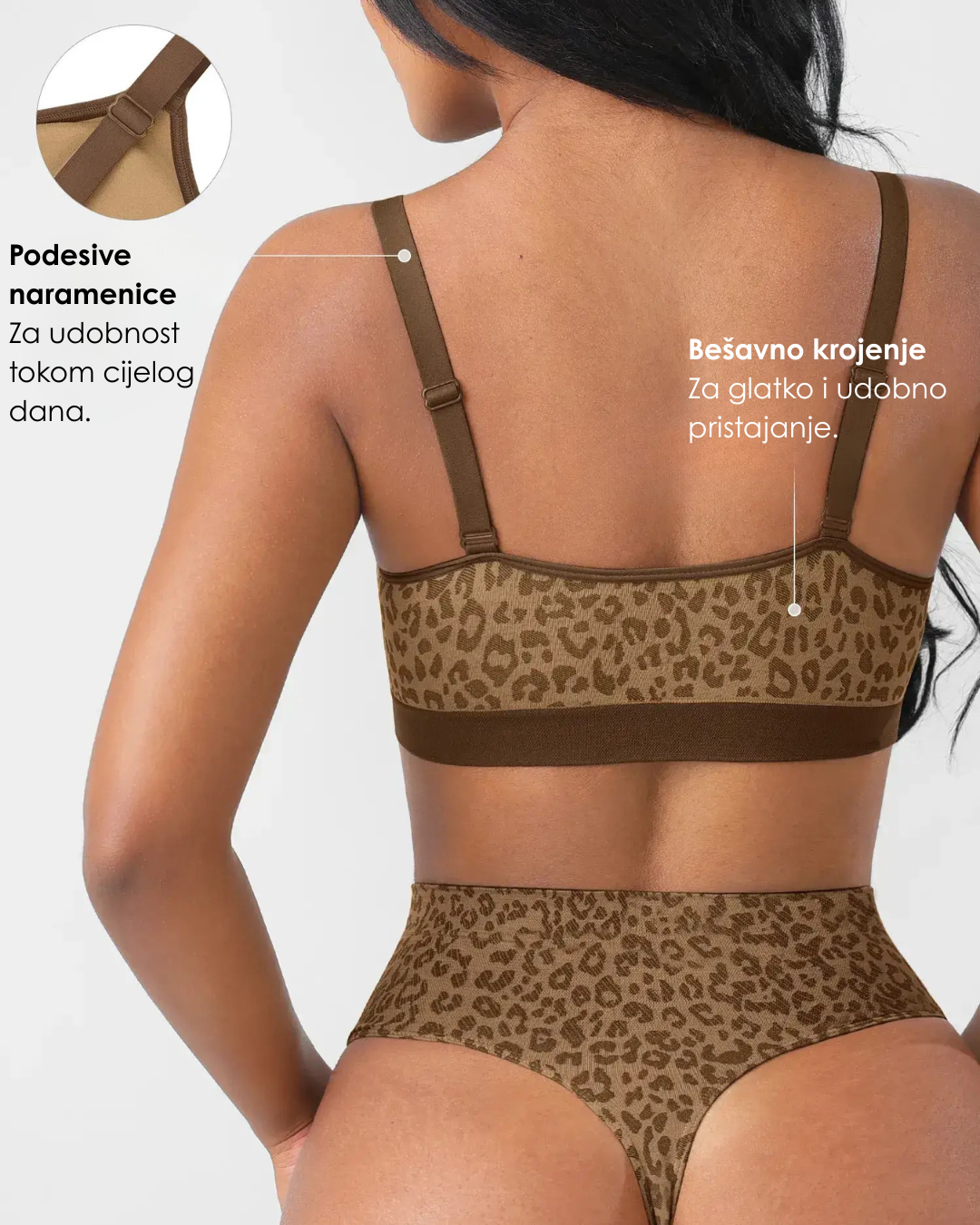 Leopard Seamless Shaping – Grudnjak i Gaćice koje Oblikuju Figuru