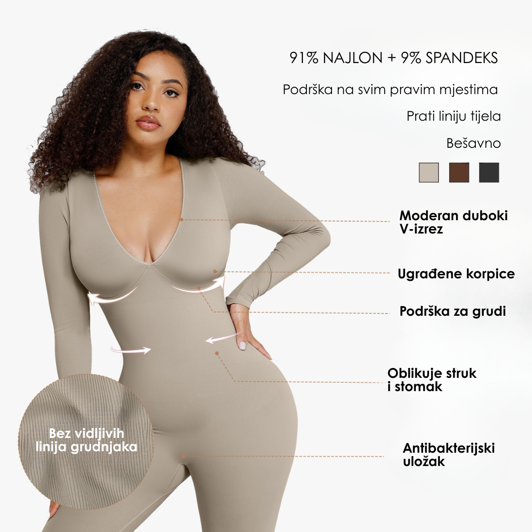 Camila™ Slim V Catsuit – Naš Najmoćniji Seamless Model Za Oblikovanje Tijela
