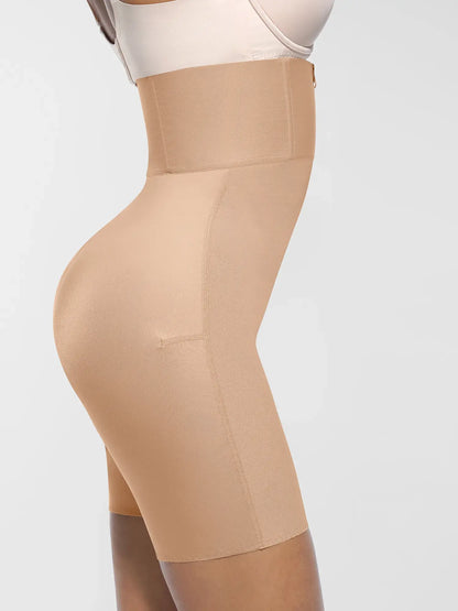 Feelingirl Wide Waistband Tummy Control Butt Lifting Shaping Shorts