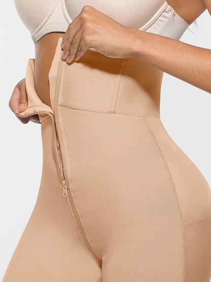 Feelingirl Wide Waistband Tummy Control Butt Lifting Shaping Shorts