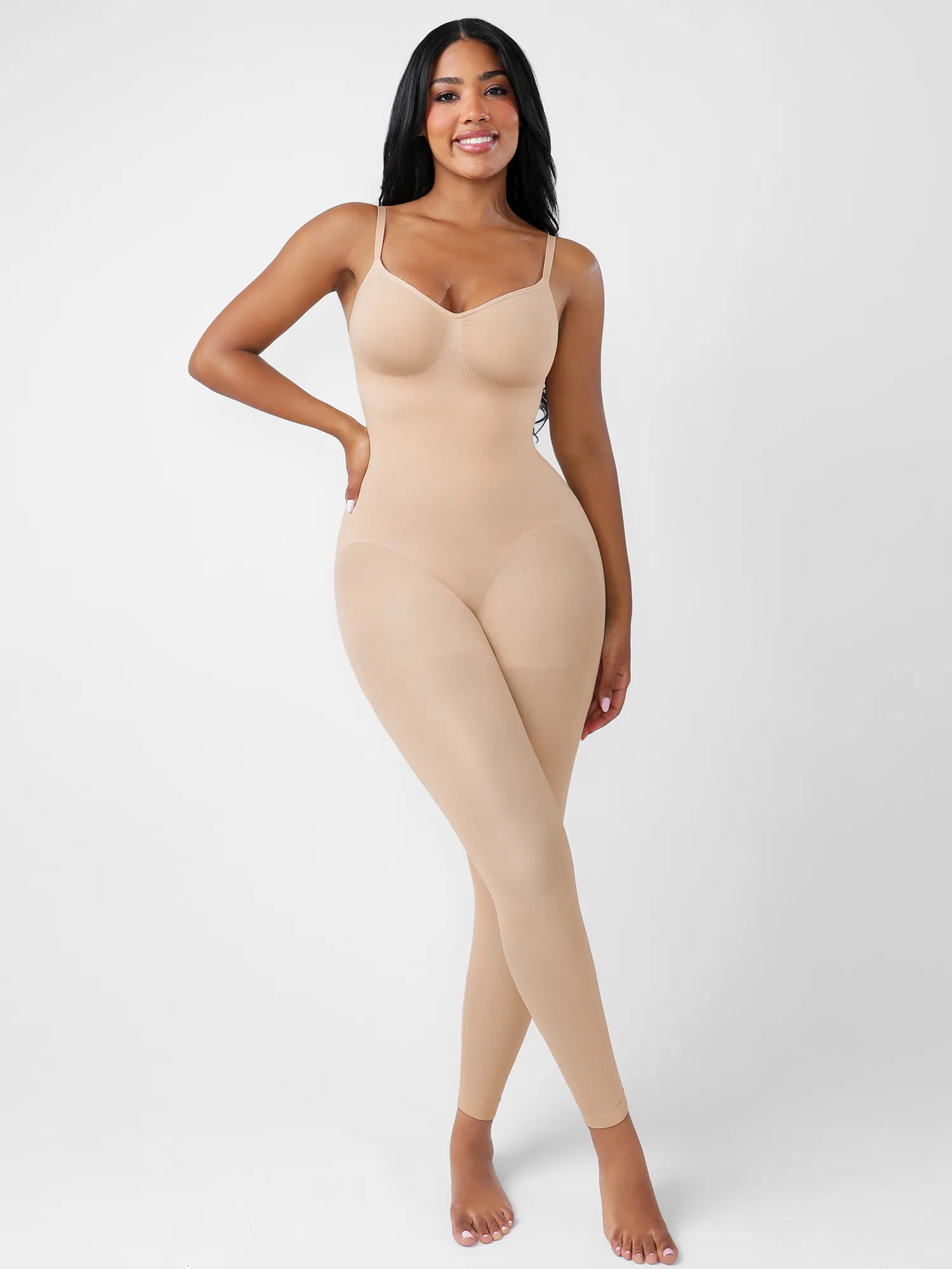 Feelingirl Seamless Full Coverage Shaping Bodysuit