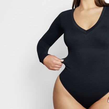 Emma V-Izrez Bodi sa Kontrolom Struka