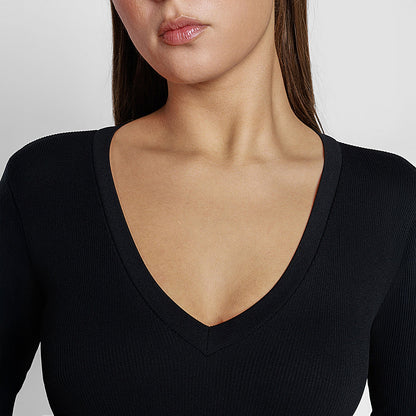 Emma V-Izrez Bodi sa Kontrolom Struka