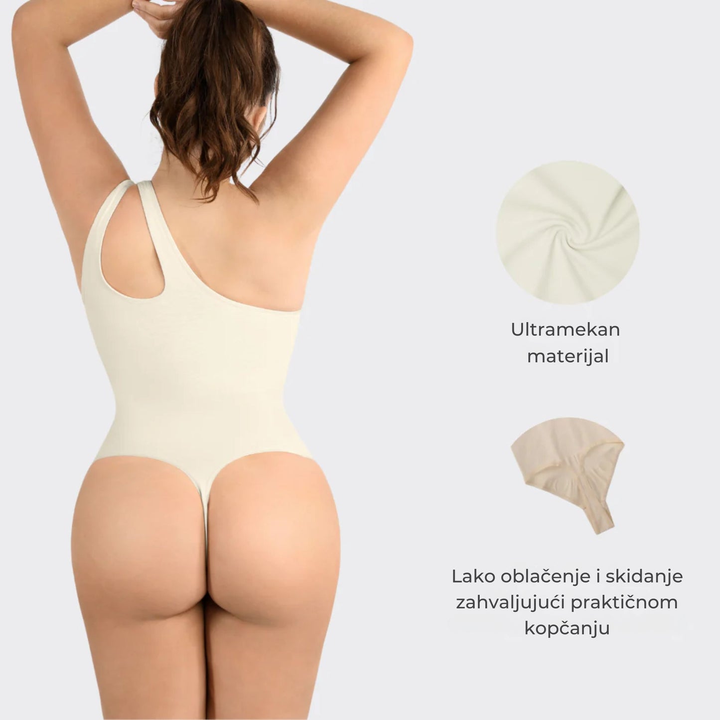 Ella Bodi na Jedno Rame za Oblikovanje Tijela