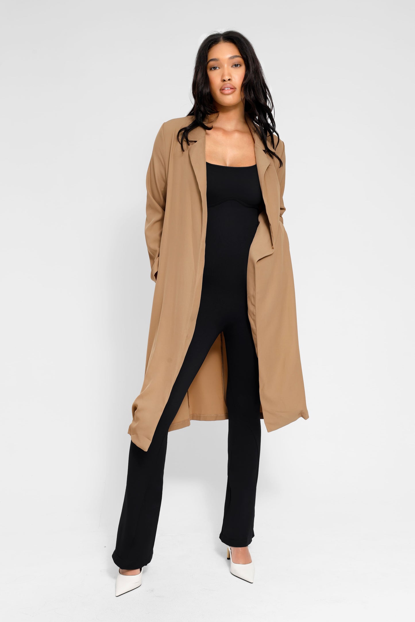 Liv™ Bešavni Slim Kombinezon sa Širokim Nogavicama