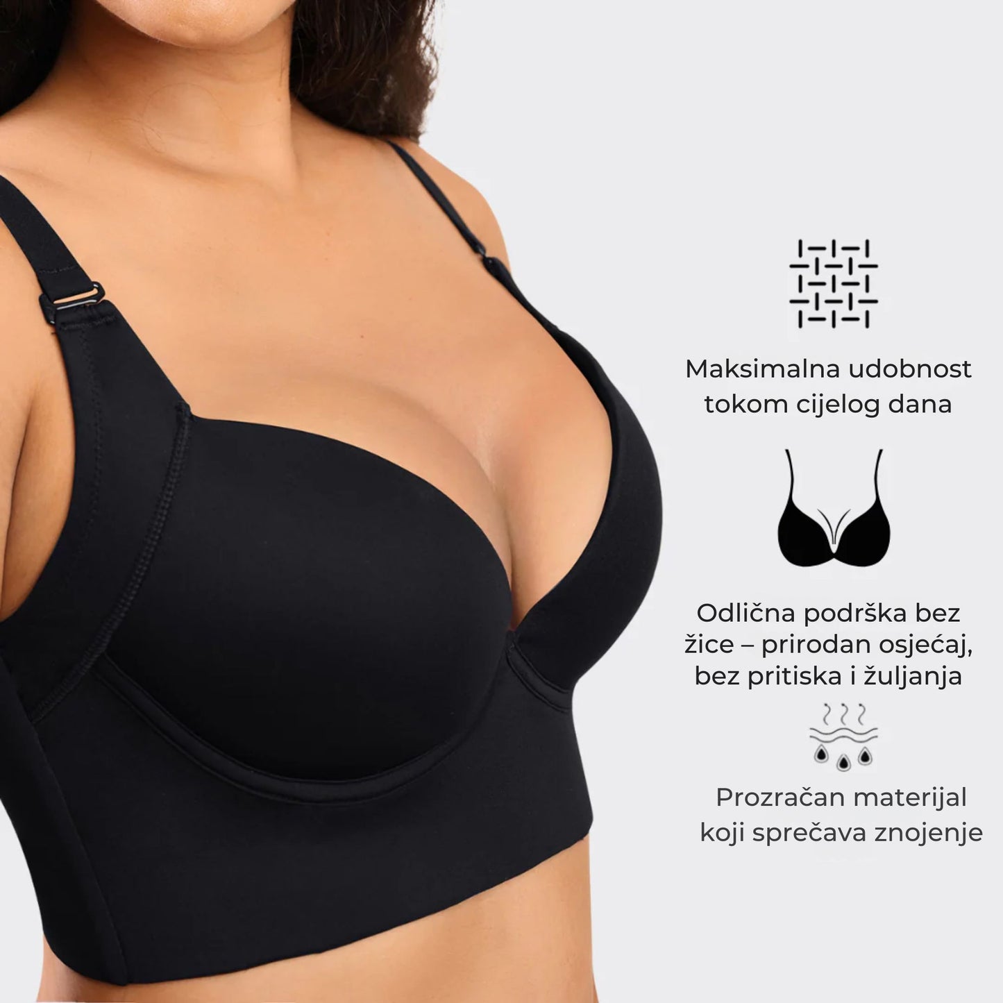 DollySculpt™ – Bešavni Grudnjak sa Potpunom Podrškom