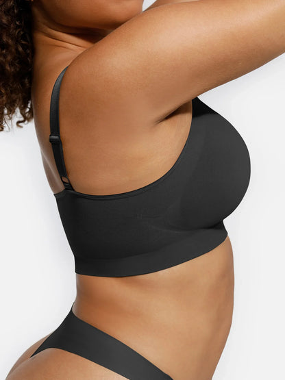 Feelingirl Everyday Wireless Bra Unlined Soft Bra