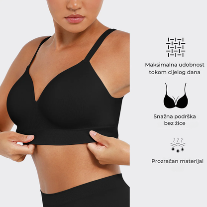 UltraFlex™ – Udoban Grudnjak Bez Žica za Savršenu Potporu i Neprimjetan Izgled