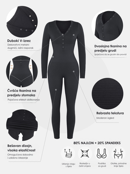 Rosalia™ V-Izrez Kombinezon