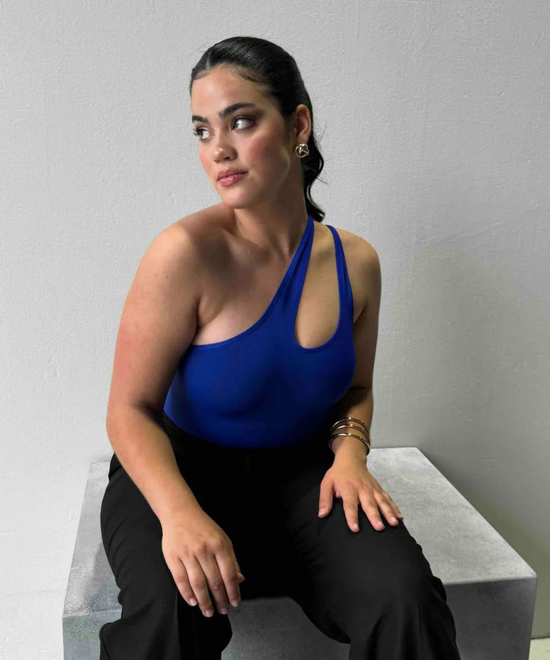 Model wearing shapewear - portrait view